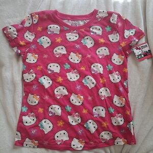 Hello Kitty Girl's T Shirt Size 12/14